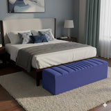 Windsor Naples Striped Ottoman Storage Box